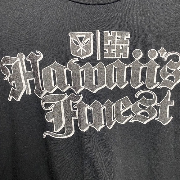 Hawaii’s Finest Womenʻs Malaki 2022 Graphic Tee Black - Small - Picture 2 of 3